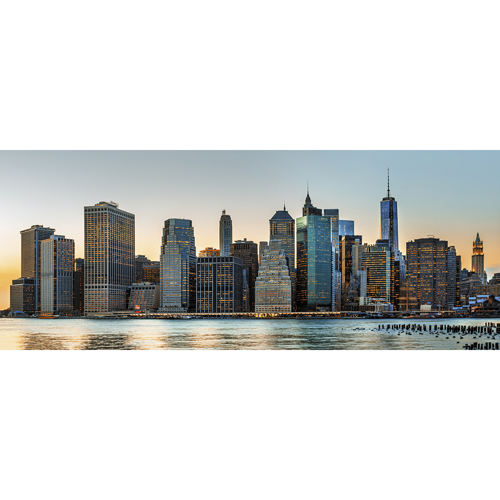 Lileno Home Runner Da Tavolo New York – Nastro Decorativo In Tessuto 20 Cm X 25 M, Protezione UV, Tagliabile Senza Sfilacciarsi
